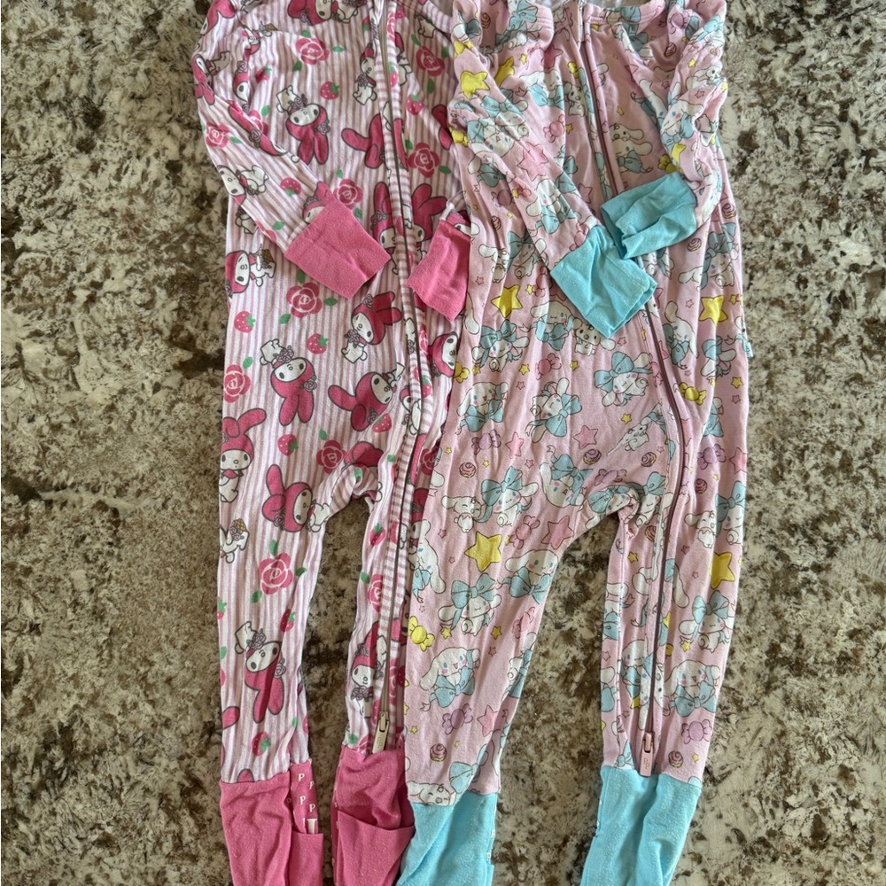 9-12 Months Posh Peanut “Hello Kitty” Collection Sleepers